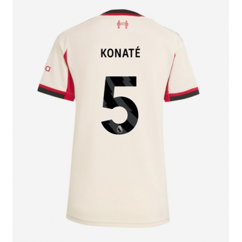 Billige Fotballdrakt Liverpool Ibrahima Konate #5 Replika Bortedrakt Dame 2025-26 Kortermet Billige Fotballdrakt Liverpool Ibrahima Konate #5 Replika Bortedrakt Dame 2025-26 Kortermet